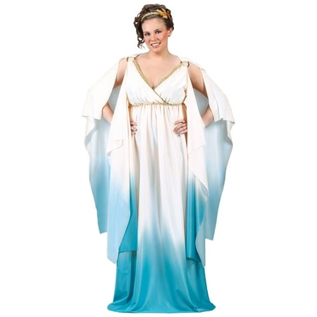 Greek Goddess Adult Plus Halloween Costume, Size: 16W-20W - One (Best Plus Size Halloween Costume Ideas)
