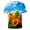 Z1 Blue-2, variant on Mens Easter Tee Fashion Digital 3D Printing Lapel Zipper Short Sleeve Holiday Clothing for Men,Green,XL