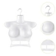 thumbnail image 6 of Kuntesetty Hanging Mannequin Torso Female Clothing Accessories Hollow Back Mannequin Hanger White, 6 of 9
