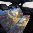 thumbnail image 4 of Chica Luna-theme Car Rear Seat Covers Back Elastic Flexible Car Seat Covers Decorative Fits Most Cars 120x59x76cm, 4 of 6