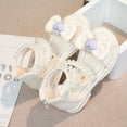 thumbnail image 3 of UngA Toddler Girl Dress Shoes Kids Lightweight Adjustable Straps Summer Sandals (Toddler/Little Kid/Big Kid) Flower Girl Sandals(White,Size 11), 3 of 5