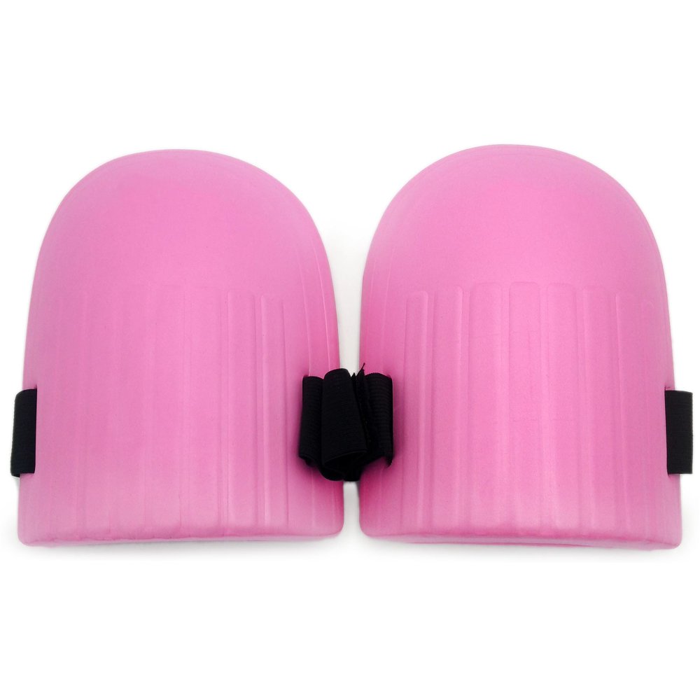 VIAHART Foam Knee Pads Pink With Loop Closure, Ultra Light Duty Soft