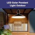 thumbnail image 2 of Lámpara colgante solar de 3 cabezales para exteriores, impermeables, con energía solar, luc Tomshoo 3 cabezas, 2 of 7