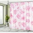 thumbnail image 5 of Ambesonne Rose Shower Curtain, Floral Garden Victorian, 69"Wx75"L, Soft Pink, 5 of 5