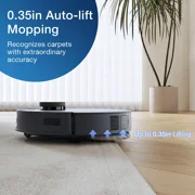 ECOVACS DEEBOT T30S Care Robot Vacuum & Mop - 11000Pa, ZeroTangle, TruEdge Mopping, Self-Emptying, Auto-Mop Lifting