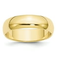 thumbnail image 1 of Bande Demi-Ronde en Or Jaune 10K 6mm Taille 5.5, 1 of 4