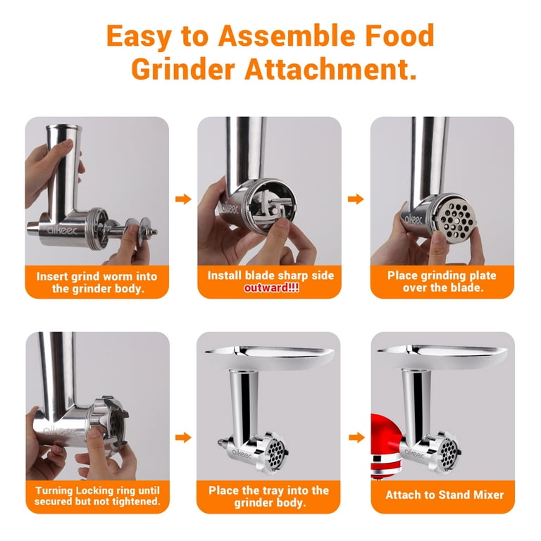 [UPGRADE] Meat Tenderizer Attachment for All KitchenAid Household Stand  Mixers