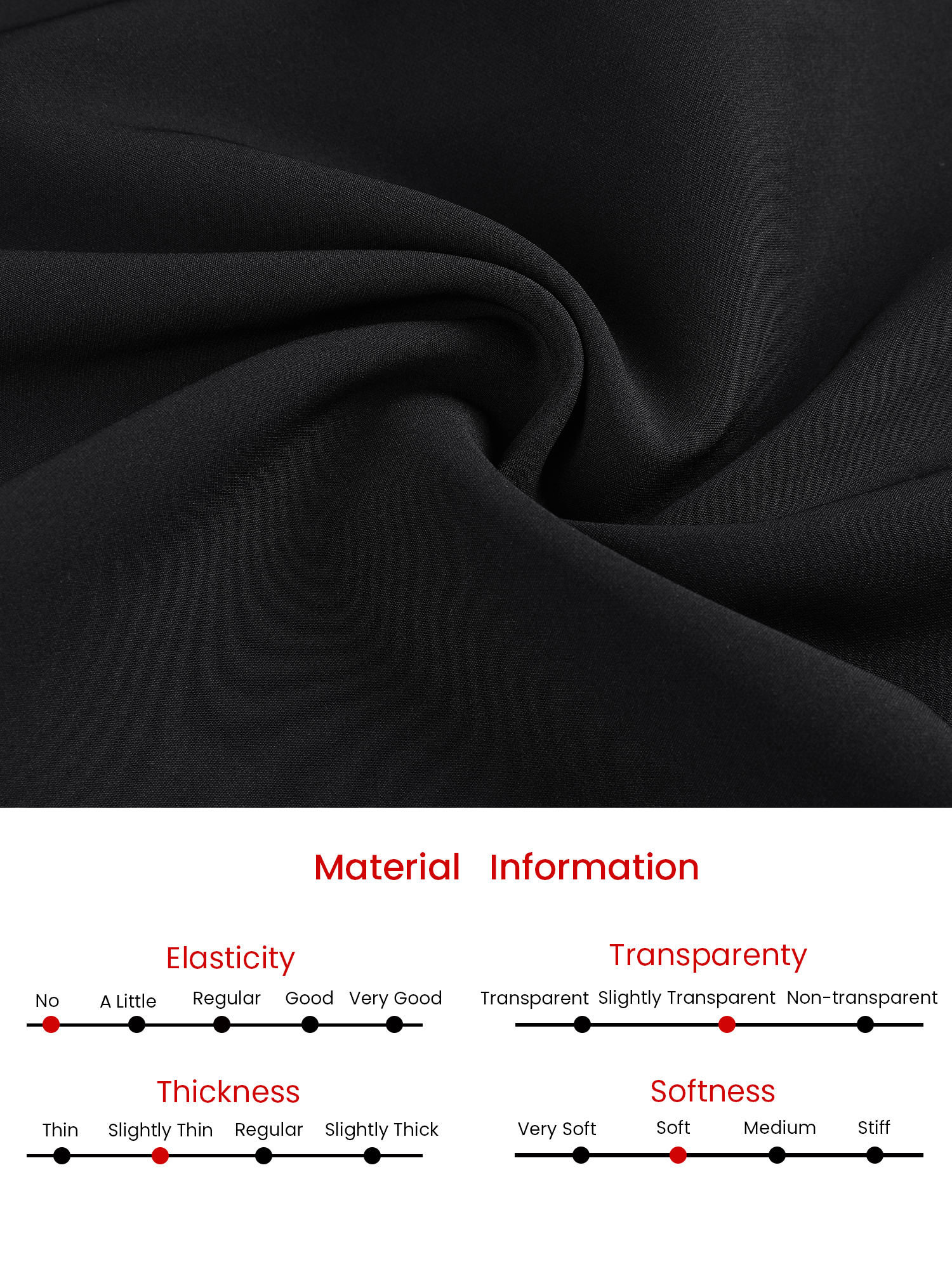 DARING DIVA Women's Pencil Skirt High Waist Button Decor Midi Skirts L Black