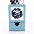 thumbnail image 1 of Eagle Forest Stars Art Pattern Desk Supplies Organizer Pen Holder Card, 1 of 3