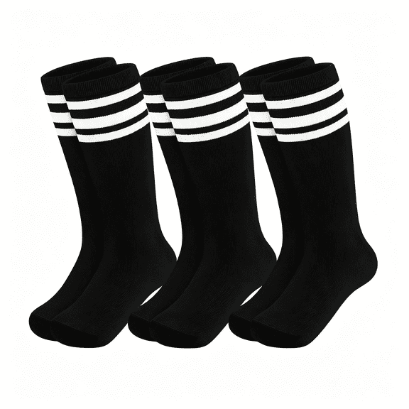 TELOLY Toddler Soccer Socks Kids Soccer Socks Youth Soccer Socks Kids Baseball Socks Girls Softball Socks Boys Football Socks Youth Soccer Socks Youth