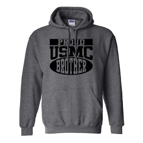 Proud USMC Brother Hooded Sweatshirt