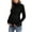 Black, variant on Gfyviroh Women's Maternity Knit Tops High Neck Ribbed Comfy Pregnancy Sweaters Long Sleeve Lightweight Slim Stretch Pullover Tops