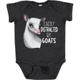thumbnail image 3 of Inktastic Easily Distracted by Goats Cute Goat Boys or Girls Baby Bodysuit, 3 of 5