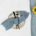 Efavormart 5 Pack | 24"x19" Gauze Cheesecloth Napkins Cotton Dinner Napkins - Dusty Blue ...
