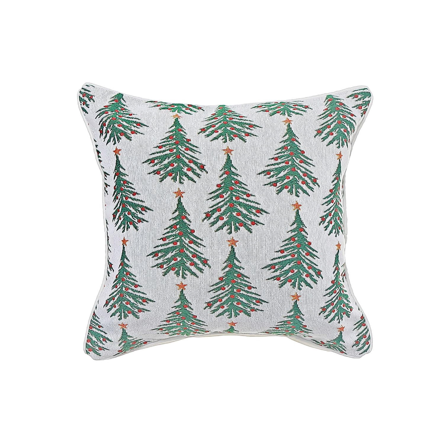 Coussin Tapisserie Arbre 18 X 18 - Lot De 2