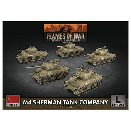 Flames of War: Soviet M4 Sherman Tank Company (Late-War)