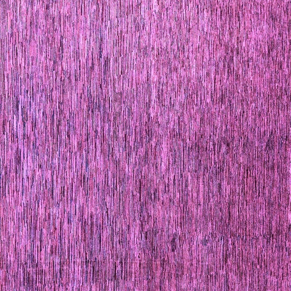 Ahgly Company Indoor Square Abstract Purple Modern Area Rugs, 5' Square