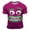 03-Pink, variant on Men's Oversize Short Sleeve T Shirts Funny Face Printed Crew Neck Tops Casual Summer Beach Holiday Tees 03-Pink XXXL