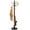 Metal Phoenix Hook, variant on Freestanding Coat Rack, Heavy Duty Vintage Hall Tree with 14 Hooks, Sturdy Base, Adjustable Height, Natural Birch Wooden Entryway Organizer for Bedroom Hallway Office, 300lbs Load Capacity