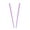 Purple, variant on Motique Accessories 2 Plastic Hair Sticks Solid Straight Chopsticks - Purple