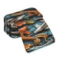 thumbnail image 4 of Kdxio Colorful Koi Fish Art for Double Compartment Pen Case Oxford Organizer with Zipper Pockets for Students Artists, 4 of 7