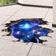 thumbnail image 2 of Pegatina de pared de galaxia cósmica azul 3d creativa extraíble Pvc Magic Milky Way exterior ventana del planeta espacio Afortunado Sencillez, 2 of 5