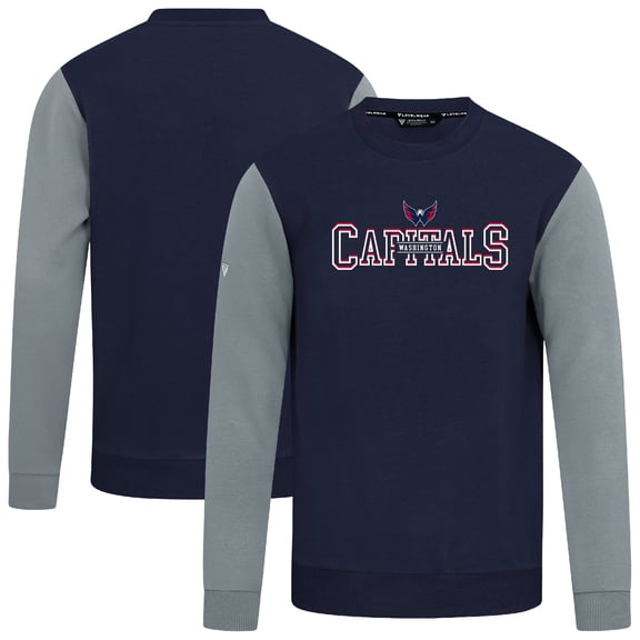 Men's Levelwear Navy/Gray Washington Capitals Ultimate Journey Sweatshirt
