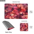 thumbnail image 4 of Wobogo Transparent Red Flowers Placemats Coasters Set of 2 Heat-resistant Non-slip Easy to Clean Square Dinner Plate Mat, 4 of 8
