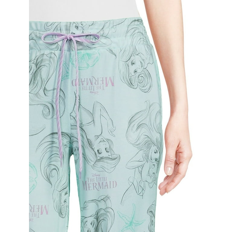 The Little Mermaid Women's Plus Pajama Pants Cozy Relaxed Fit