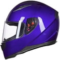 thumbnail image 3 of Casco de moto ILM integral DOT modelo JK313 (M, azul), 3 of 8