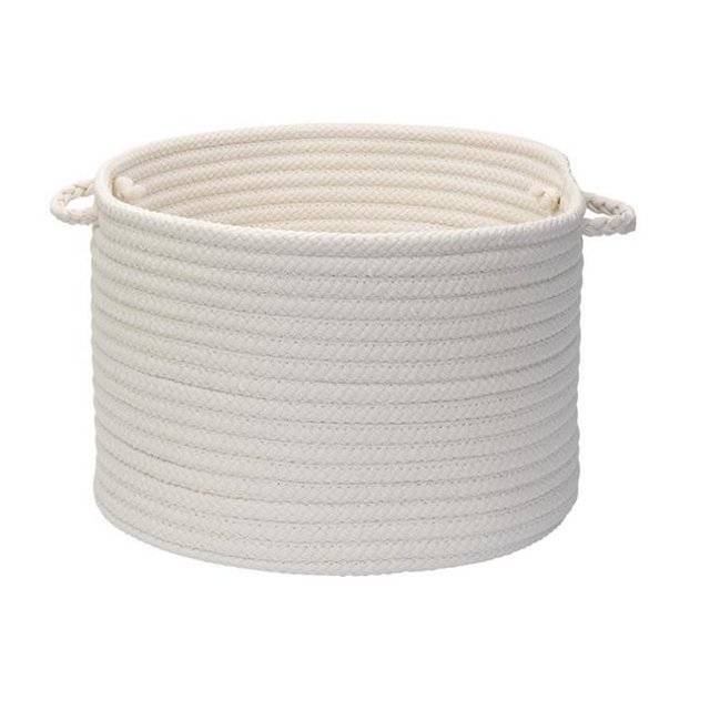 Colonial Mills H141A018X018 Panier Utilitaire Uni - Blanc 18 Po x 12 Po
