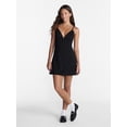 thumbnail image 2 of No Boundaries Knit Bodycon Mini Dress, Women’s XXS-XXL, 2 of 5