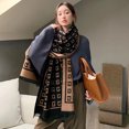 thumbnail image 2 of Chal y bufanda de pashmina para mujer, bufanda grande y suave de cachemira para otoño e invierno para vestidos de noche de boda, 2 of 5