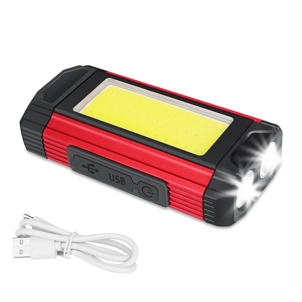COB XPE Work Light Portátil Recargable Inspección de Inspección Ajustable Dorch 6500-7000K Reparación de autos domésticos Camping Rojo Speravity OD010983-01B
