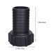thumbnail image 2 of WEAVILUX 1Ud Conector Para Ibc Con Rosca Gruesa Adaptador Para Manguera Negro, 2 of 8