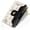 Black, variant on Small Wallet for Women Slim Bifold Leather Credit Card Holder Purse Zipper Pocket Coin Wallets with ID Window