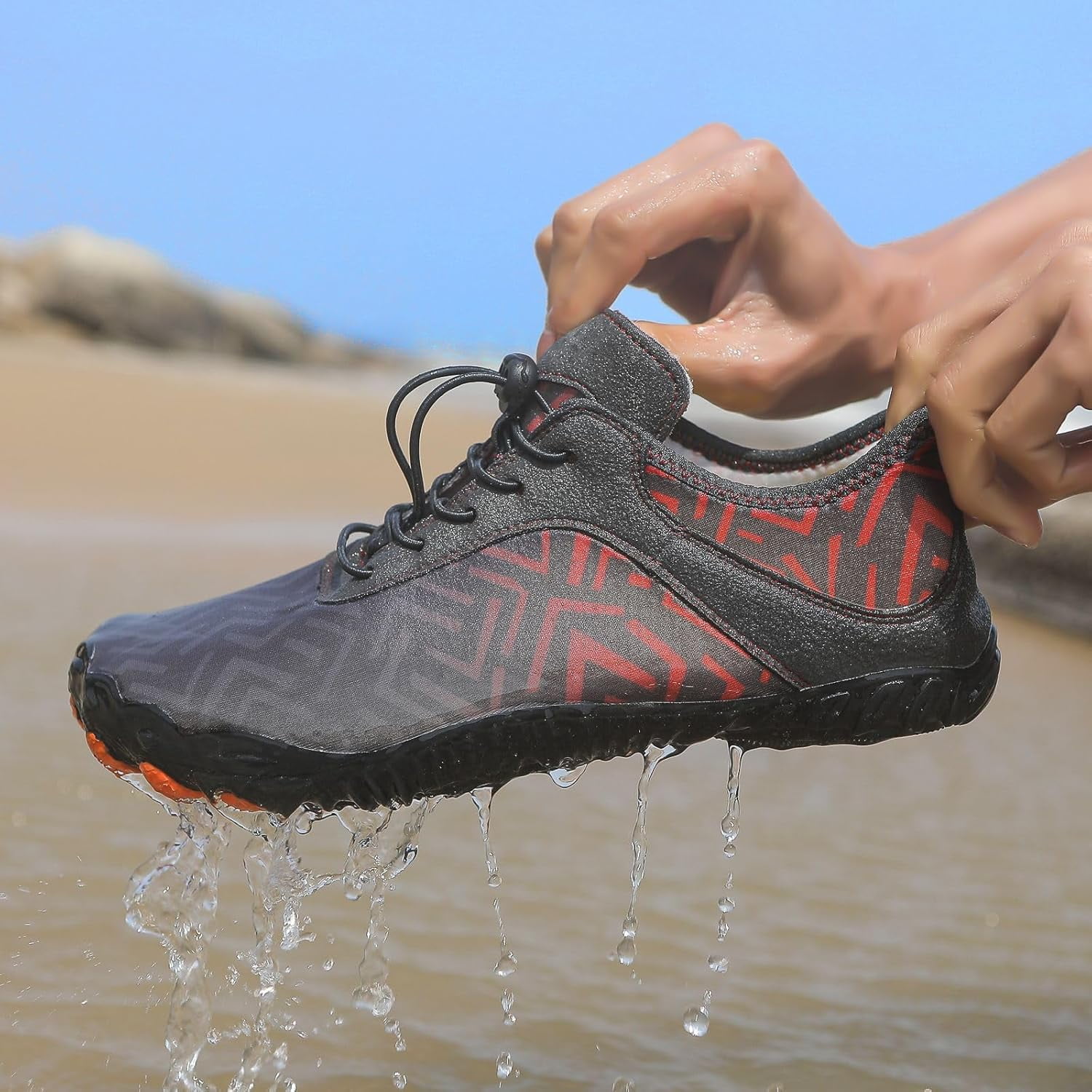 Hiking Shoes Barefoot Shoes for Women Non-Slip Healthy Barefoot Shoes Breathable Fashion Trail Rnning Shoes Mens Wide Toe Shoes Pro Barefoot Shoes