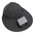 thumbnail image 1 of Sombrero De Ventilador Solar, Gorra De Béisbol Silenciosa, Gris Oscuro, Cómoda, Transpirable, Carga USB Para Pesca, Camping, Actividades Al Aire Libre, 1 of 7