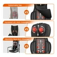 Snailax Shiatsu Back Massager with Heat, 2D/3D Massage Chair Pad for