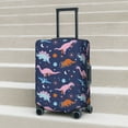 thumbnail image 5 of Uemuo Dinosaur Printed Washable Luggage Cover - Fashion Suitcase Protector Fits 18-32 Inch Luggage -X-Large, 5 of 9