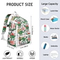 thumbnail image 6 of Cute Dinosaur Pattern Backpack for School,Cute School Bag,Schoolbag with Adjustable Shoulder Straps & Padded Back,13.4"x11"x4.7", 6 of 6