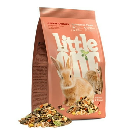 Little One Feed For Junior Rabbits Small Animal Food 900G 1 Case