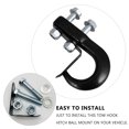 thumbnail image 4 of Sensethe 1Pc Universal Car Towing Hook Strong J Shape Tow Hook Useful Trailer Hook, 4 of 7
