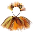 thumbnail image 1 of 1 Juego de diadema de León, falda tutú para niñas, disfraz de Halloween, accesorios de fiesta, 1 of 6
