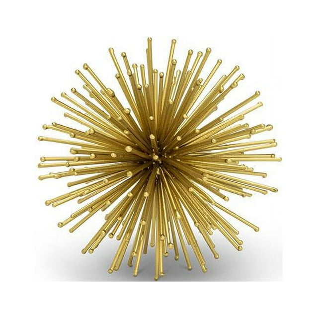 Abbott Collections AB-92-STARBURST-SM 5 in. Starburst Ball, Gold - Small