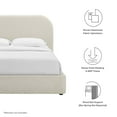 thumbnail image 4 of Modway Keynote Upholstered Fabric Curved King Platform Bed, 4 of 9