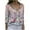 Pink, variant on Honeeladyy Women Button Casual Turn-Down Neck Printed Long Sleeve Tops Shirt Affordable Long Sleeve