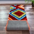 thumbnail image 2 of MDA Rug Imports Mateos Shag Collection Multicolor Abstract Area Rug 2'3'' X 8' 8' Runner Living Room, Bedroom, Dining Room Rectangle, 2 of 5