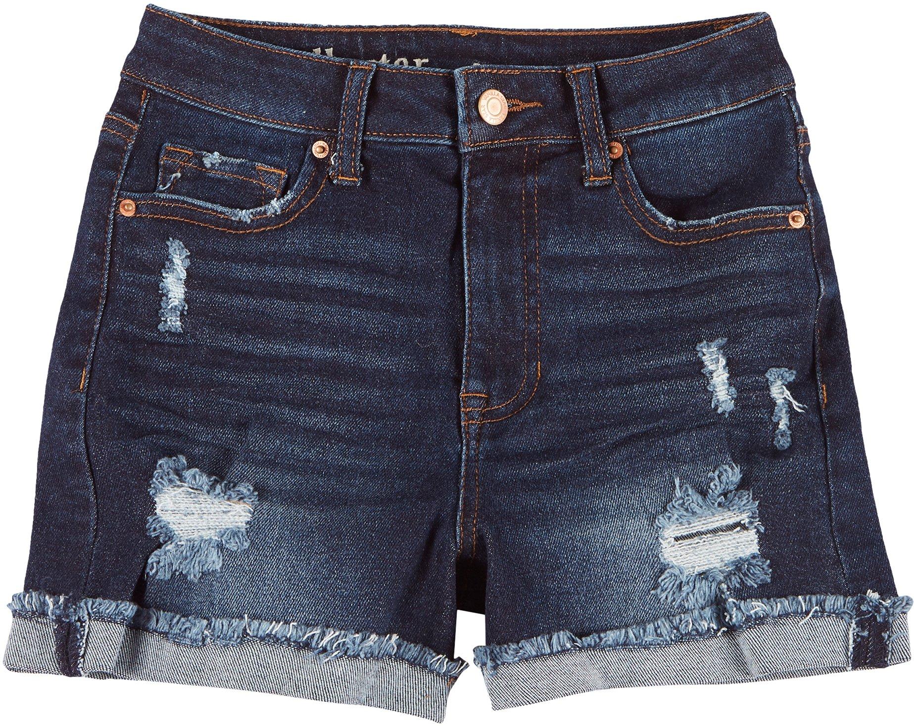 Cheeky Roll Cuff Denim Shorts 