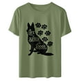 thumbnail image 4 of Pntutb Camiseta de manga corta con estampado de animales y cuello redondo suelto a la moda de verano para mujer Pntutb Pntutb-6690, 4 of 7